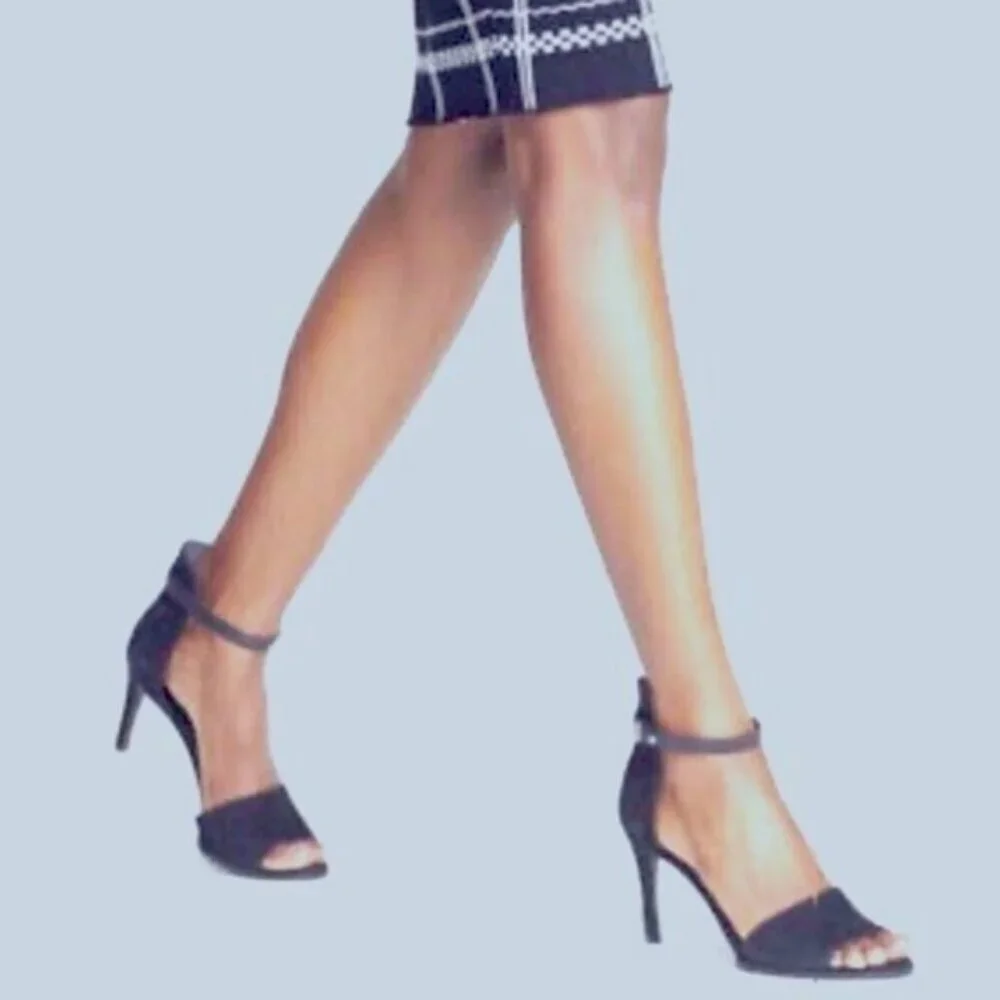 New VINCE Italy Adley Cobalt Blue Suede Sandal Stiletto Ankle Strap 10 MSRP $425 - Picture 2 of 9
